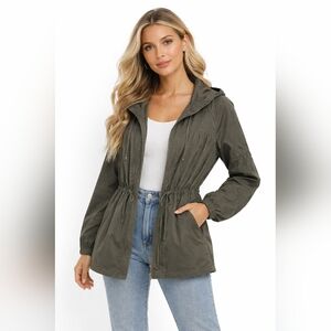 Liz Claiborne Dark Green Utility Jacket
